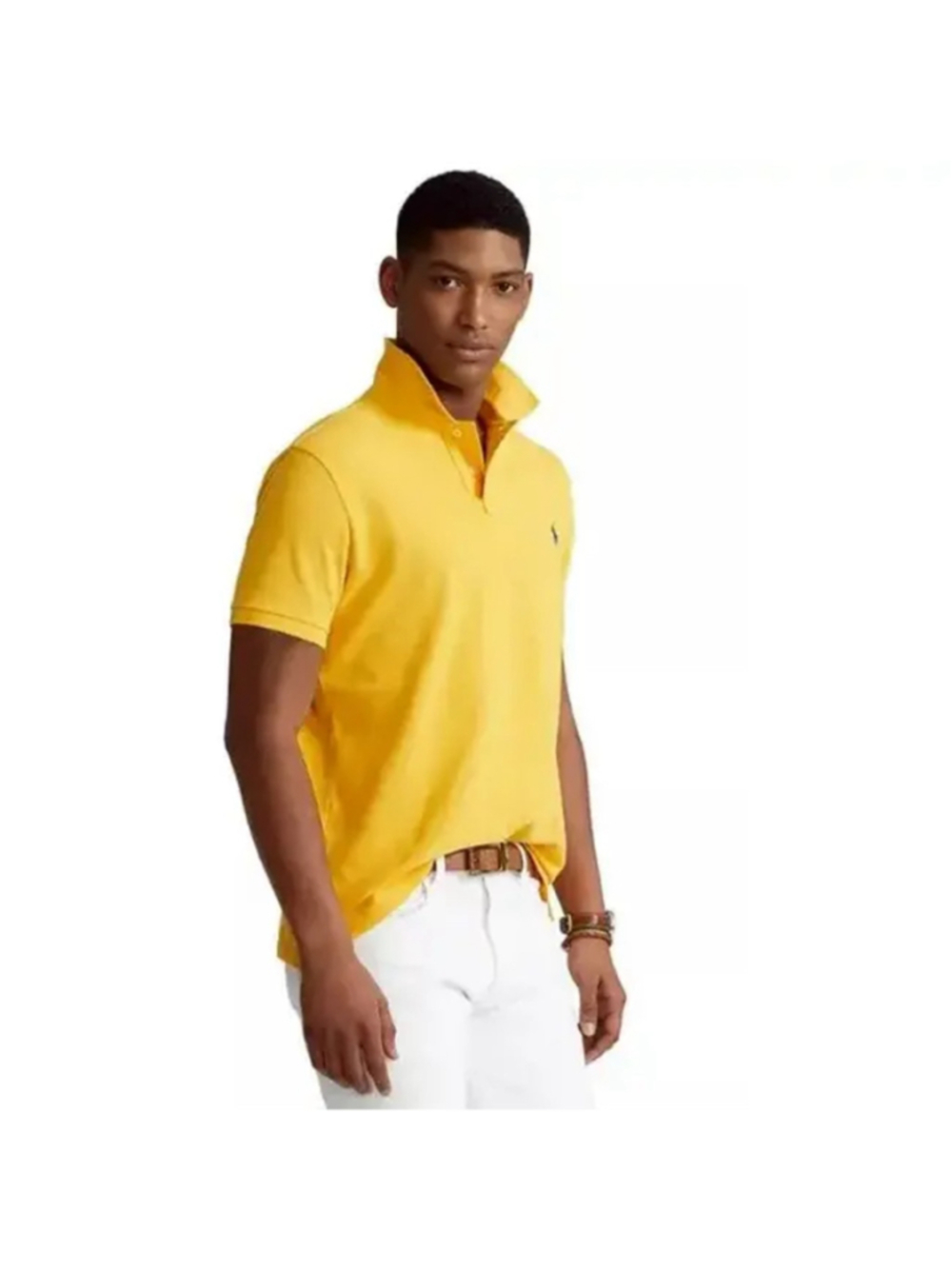 Polo by Ralph Lauren Golf Shirt Men’s L Yellow Cotton Preppy Classic J12
